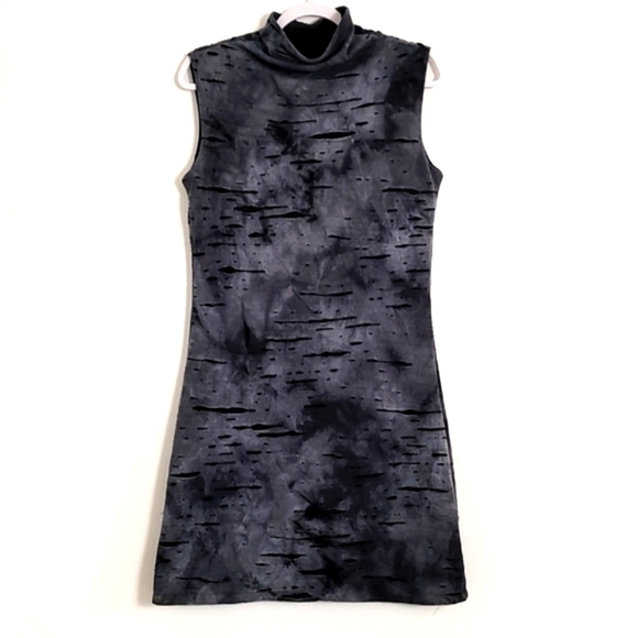 Kay Oss Knit Mock Turtle Neck/ Sleeveless Midi Dress/Size M - Picture 10 of 10